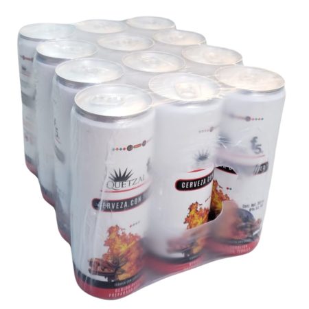 Cerveza Con Tequila Quetzal F5 Lata 355 Ml 12