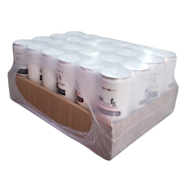 Cerveza Con Tequila Quetzal F5 Lata 355 Ml 24 Pack